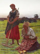 The Angelus 1890 By Aleksander Gierymski