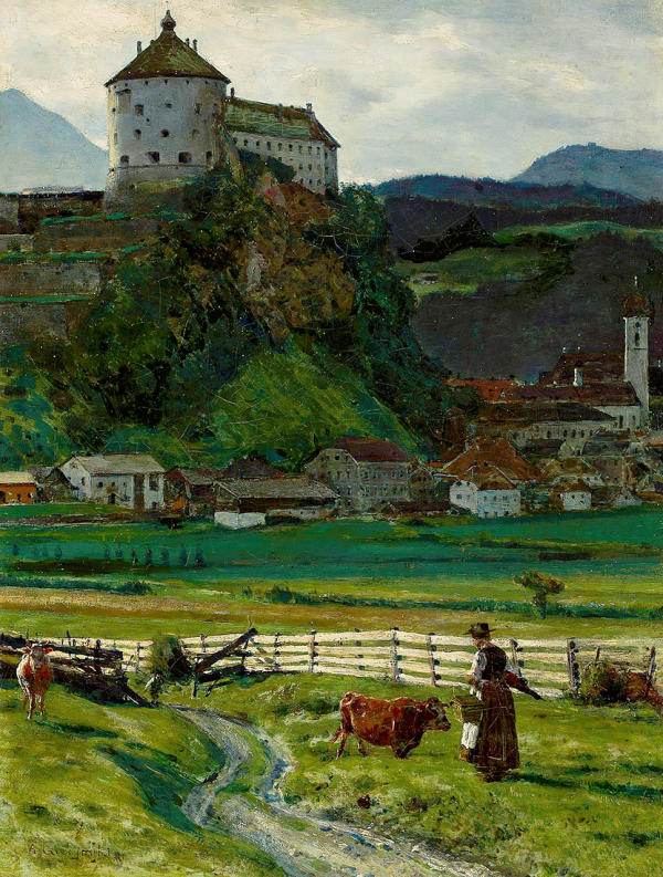View of the Kufstein Fortress Vicinity | Oil Painting Reproduction