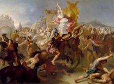 Armida Fighting the Christians By Henri de Favanne