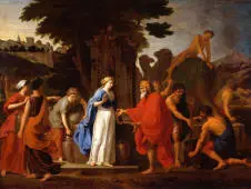 Eliezer and Rebecca 1693 By Henri de Favanne