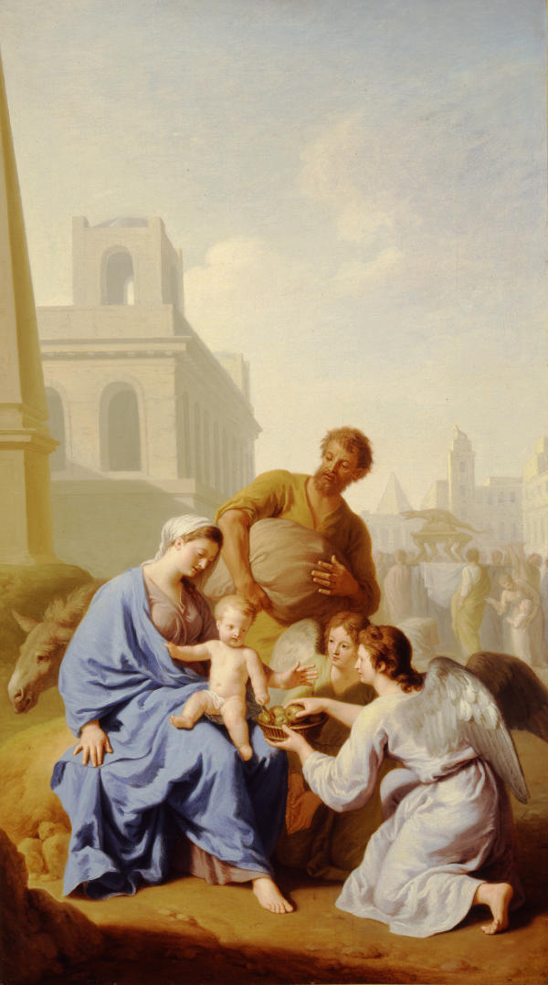 Rest on The Flight Into Egypt | Oil Painting Reproduction