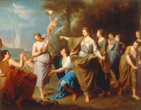 Separation of Telemachus and Euachris | Oil Painting Reproduction
