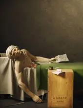 The Death of Marat 1793 By Jacques-Louis David