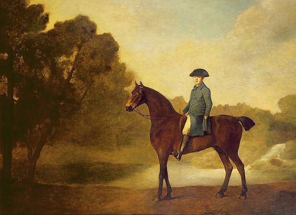 A Gentleman on a Bay Hunter 1771 | Oil Painting Reproduction