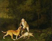 Freeman the Earl of Clarendon's Gamekeeper With a Dying Doe and Hound By George Stubbs