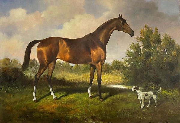 Horse by George Stubbs | Oil Painting Reproduction