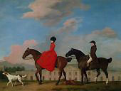John and Sophia Musters riding at Colwick Hall By George Stubbs