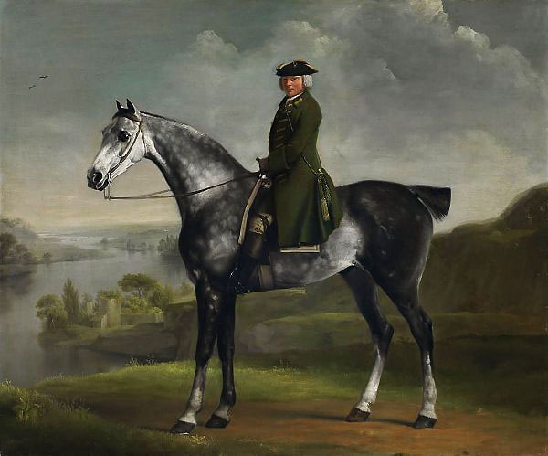 Joseph Smyth Esquire on a Dapple Grey Horse | Oil Painting Reproduction