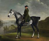 Joseph Smyth Esquire on a Dapple Grey Horse By George Stubbs