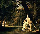 Lady Reading in a Park By George Stubbs