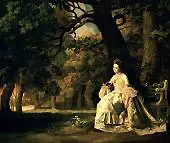 Lady Reading in a Park By George Stubbs
