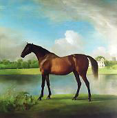 Lord Bolingbroke's Brood Mare in the Grounds of Lydiard Park By George Stubbs