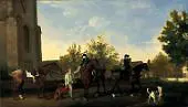 Lord Torrington's Hunt Servants Setting out from Southill By George Stubbs