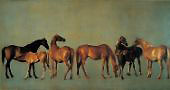 Mares and Foals 1762 By George Stubbs