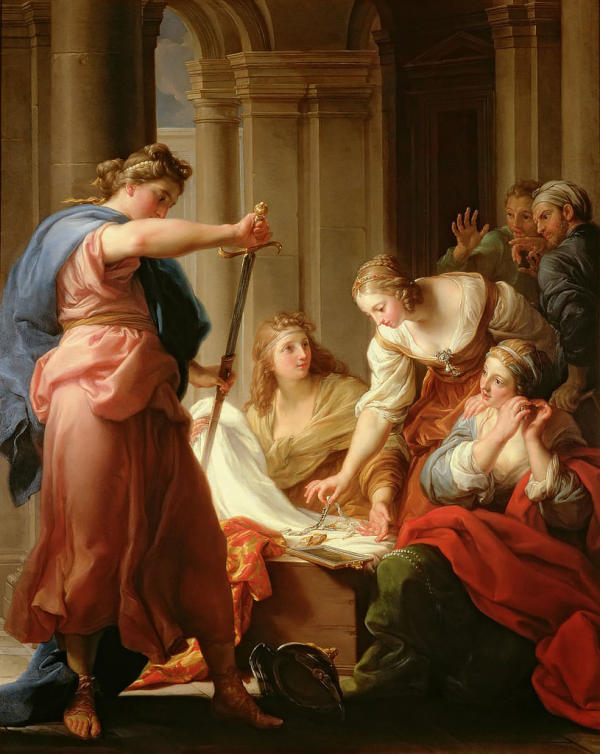 Achilles At The Court Of King Lycomedes With His Daughters | Oil Painting Reproduction