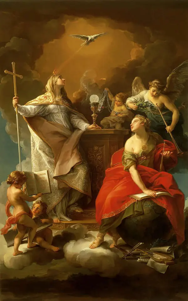 Allegory Of Religion By Pompeo Batoni