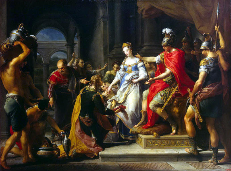 Continence Of Scipio by Pompeo Batoni | Oil Painting Reproduction