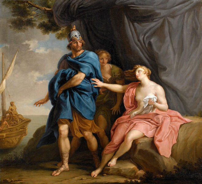 Dido And Aeneas 1747 by Pompeo Batoni | Oil Painting Reproduction