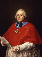 Etienne René Cardinal Potier Of Gesvres By Pompeo Batoni
