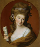 Izabela z Lubomirskich Potocka Jako Polihymnia By Pompeo Batoni
