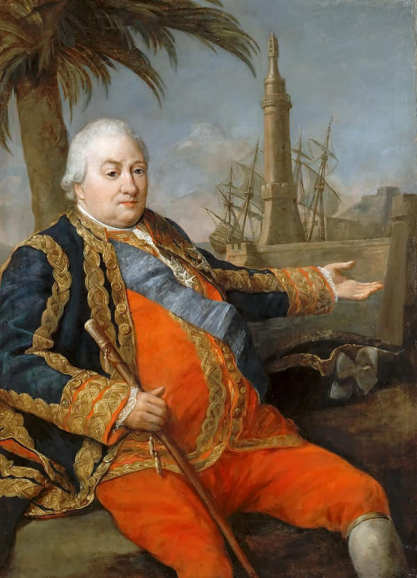 Pierre De Suffren Saint Tropez Vice Admiral Of France | Oil Painting Reproduction
