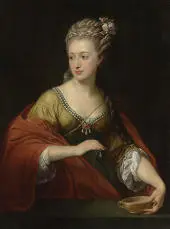 Portrait Of Alexandra Evtikhievna Demidova As Cleopatra By Pompeo Batoni