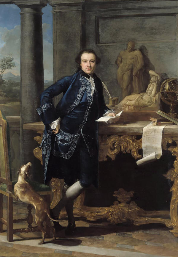 Portrait Of Charles Crowle by Pompeo Batoni | Oil Painting Reproduction