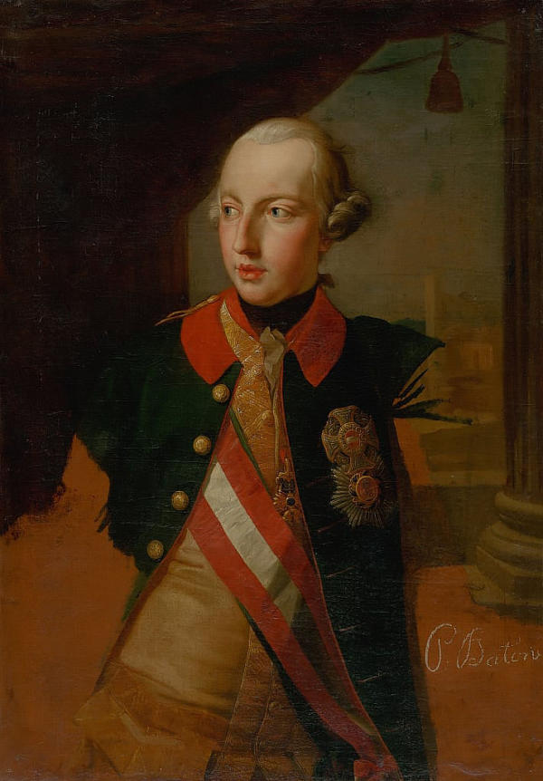 Portrait Of Emperor Joseph II by Pompeo Batoni | Oil Painting Reproduction