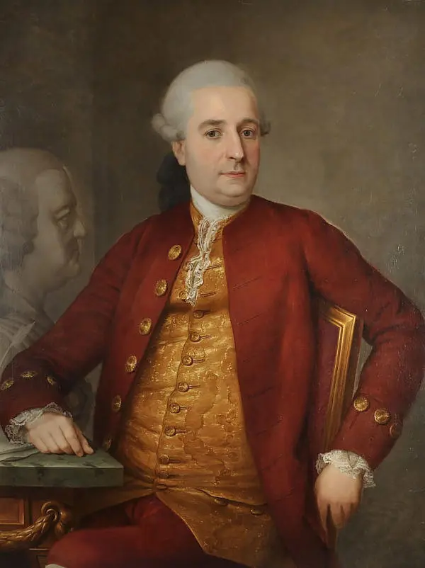 Portrait Of Johann Christian Bach By Pompeo Batoni