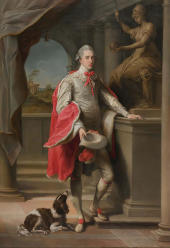 Portrait Of John 3rd Baron Monson Of Burton By Pompeo Batoni