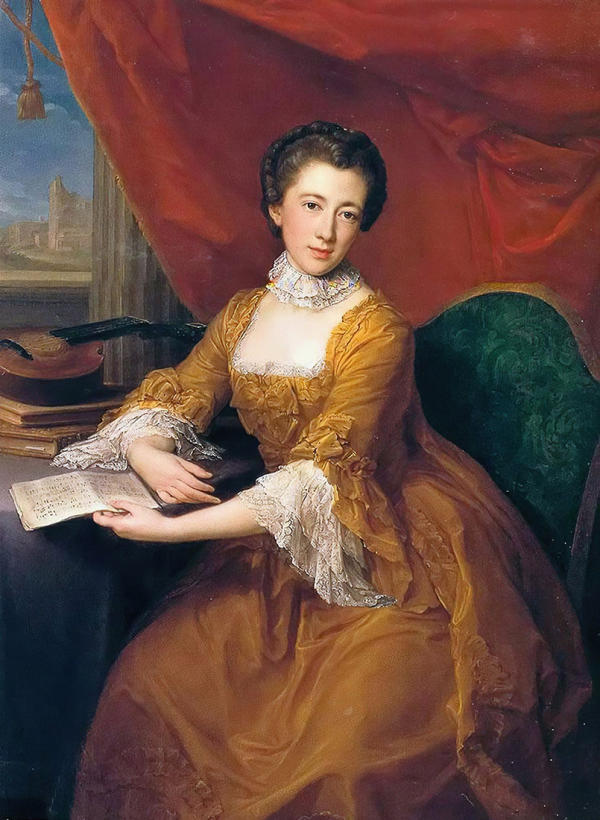 Portrait Of Lady Margaret Georgiana Poyntz | Oil Painting Reproduction