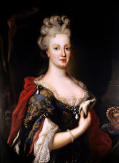 Portrait Of Maria Anna Of Austria Queen Of Portugal By Pompeo Batoni