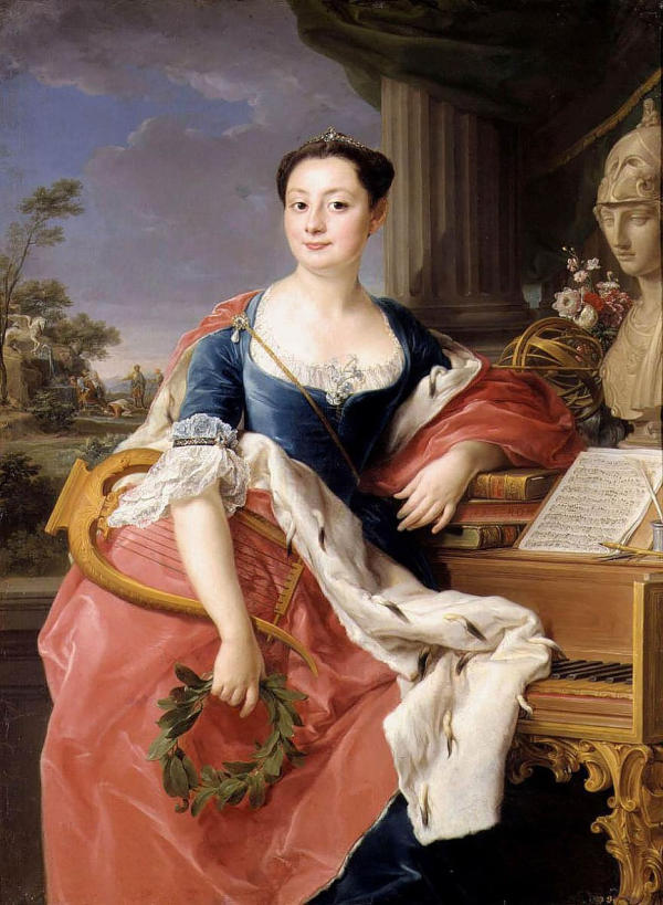 Portrait Of Princess Giacinta Orsini Buoncampagni Ludovisi | Oil Painting Reproduction