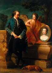 Portrait Of Wills Hill Earl Of Hillsborough Later 1st Marquess Of Downshire By Pompeo Batoni