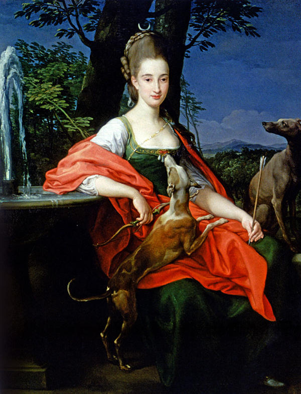 Portrait Of A Lady 1776 by Pompeo Batoni | Oil Painting Reproduction