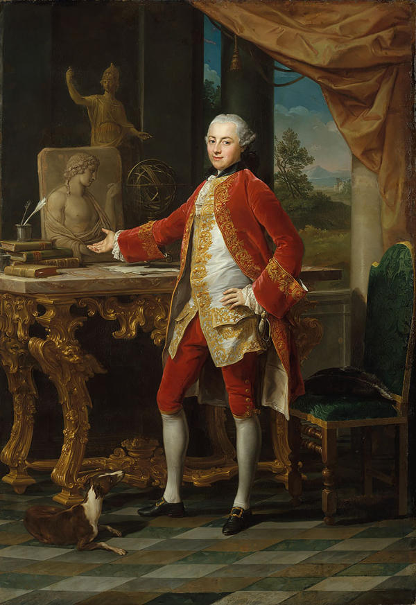 Portrait Of A Young Man by Pompeo Batoni | Oil Painting Reproduction