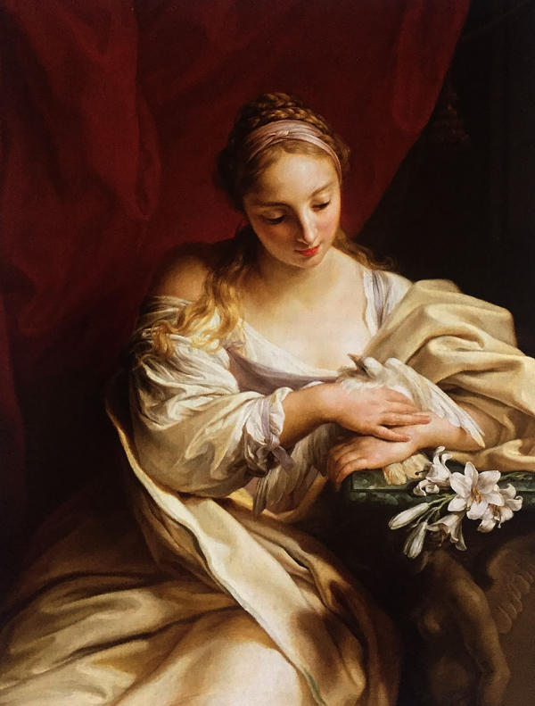 Purity Of The Heart 1752 by Pompeo Batoni | Oil Painting Reproduction