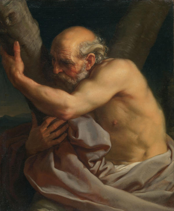 Saint Andrew 1740 by Pompeo Batoni | Oil Painting Reproduction
