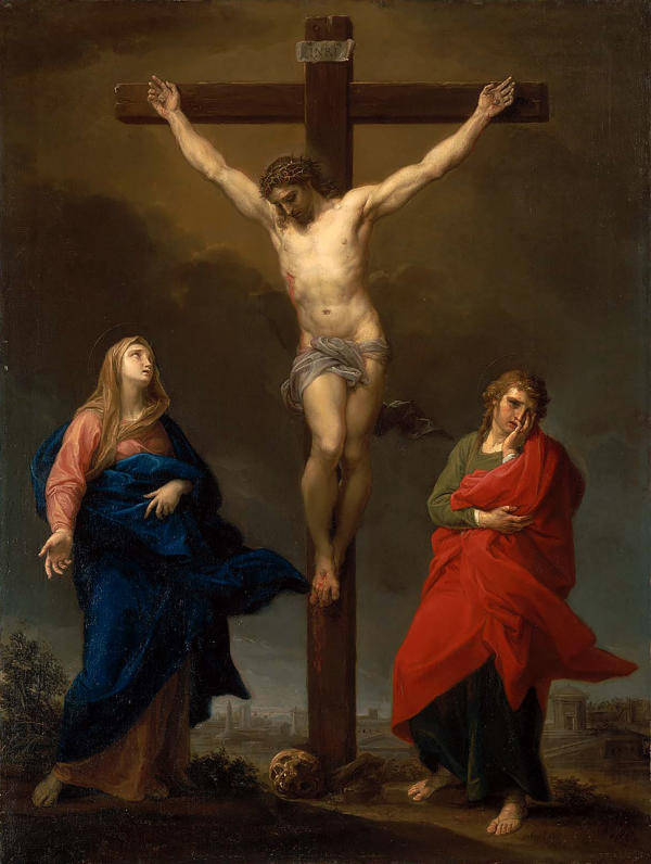 The Crucifixion 1762 by Pompeo Batoni | Oil Painting Reproduction