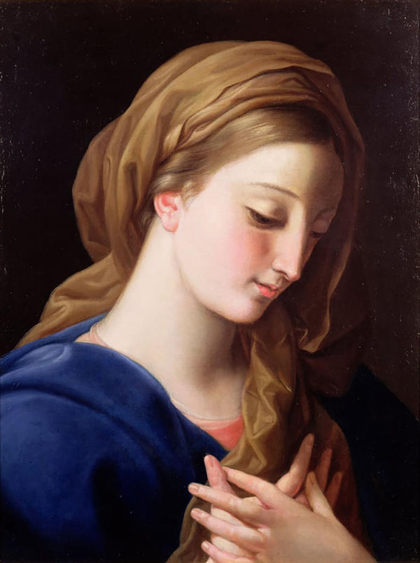 The Virgin Annunciate by Pompeo Batoni | Oil Painting Reproduction