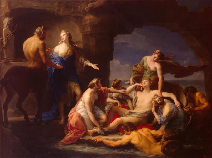 Thetis Takes Achilles From The Centaur Chiron 1770 | Oil Painting Reproduction
