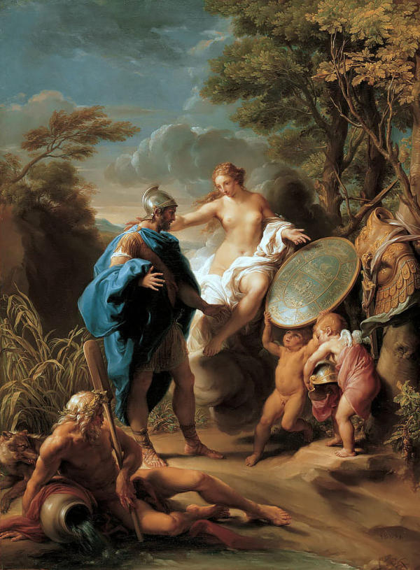 Venus Presenting Aeneas With Armour Forged By Vulcan | Oil Painting Reproduction