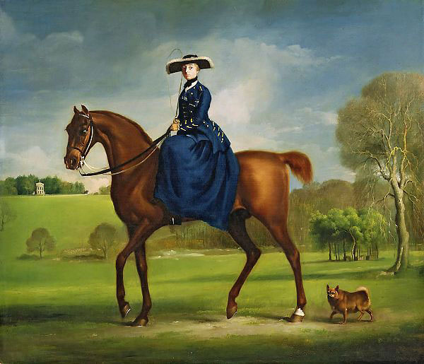 The Countess of Coningsby in the Costume of the Charlton Hunt | Oil Painting Reproduction