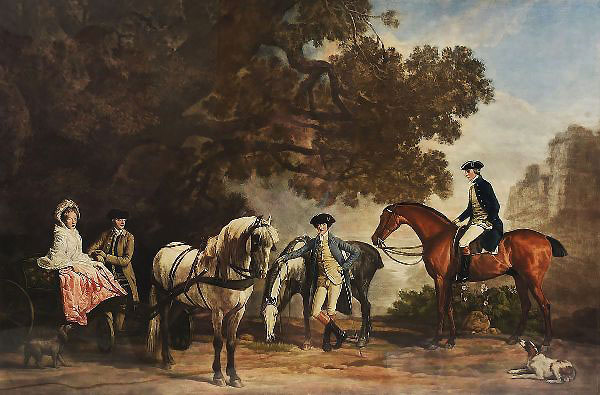 The Milbanke and Melbourne Families c 1769 | Oil Painting Reproduction