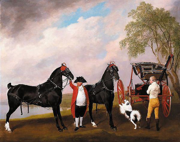 The Prince of Wales's Phaeton by George Stubbs | Oil Painting Reproduction