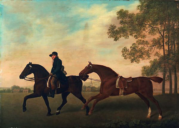 Two Hacks 1789 by George Stubbs | Oil Painting Reproduction