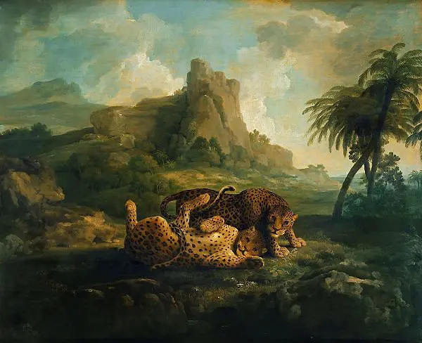 Tygers at Play c 1763 By George Stubbs