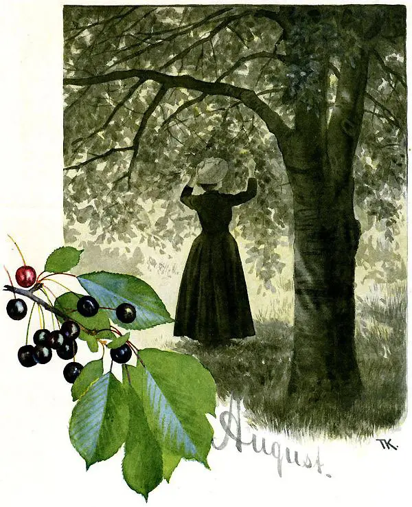 August from Months of the Year By Theodor Kittelsen