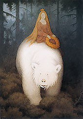 Princess on the White Bear 1912 By Theodor Kittelsen