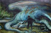 The Ash Lad and the Dragon 1900 By Theodor Kittelsen